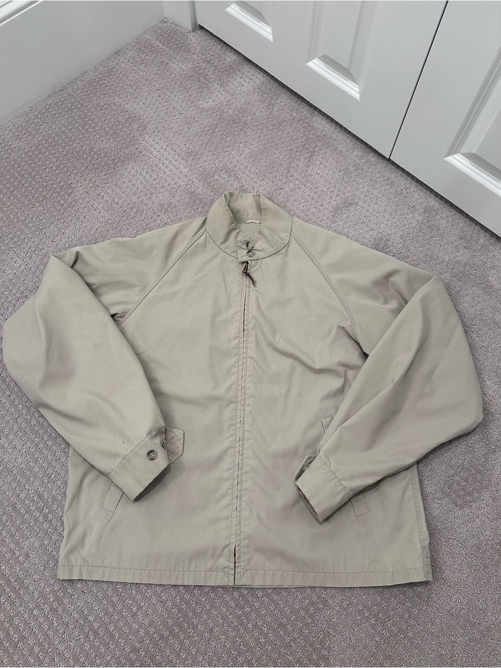 London Fog Beige Lightweight Shirt Jacket